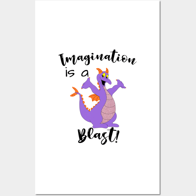 Imagination is a Blast! Wall Art by Wenby-Weaselbee